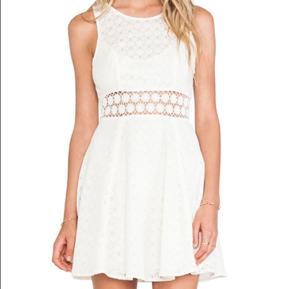 Free People Flower Cutout Dress